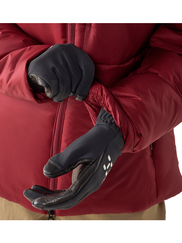 Haglöfs Women's Breeze Mimic Hood Insulated Jacket - Carmine Red Image 6