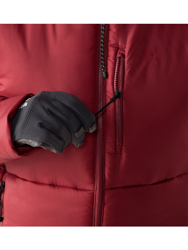 Haglöfs Women's Breeze Mimic Hood Insulated Jacket - Carmine Red Image 8