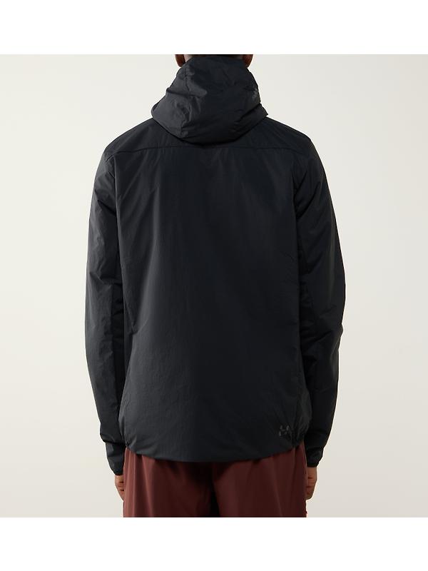 Haglöfs Men's L.I.M Mimic Barrier Hood Insulated Jacket - True Black Image 3