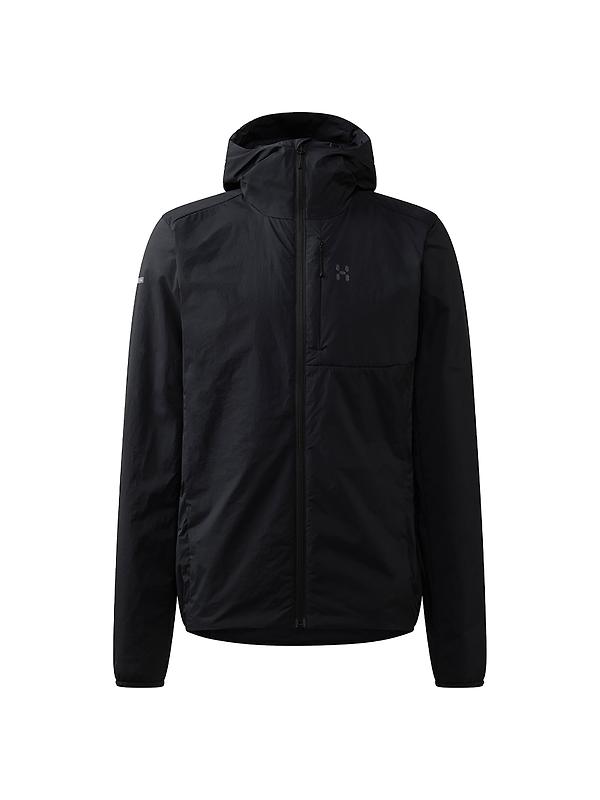 Haglöfs Men's L.I.M Mimic Barrier Hood Insulated Jacket - True Black Image 1