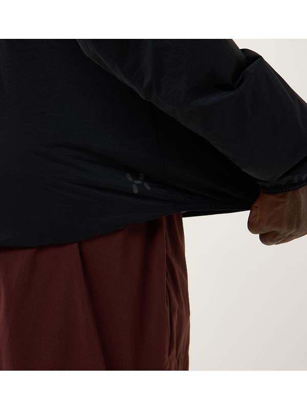 Haglöfs Men's L.I.M Mimic Barrier Hood Insulated Jacket - True Black Image 8