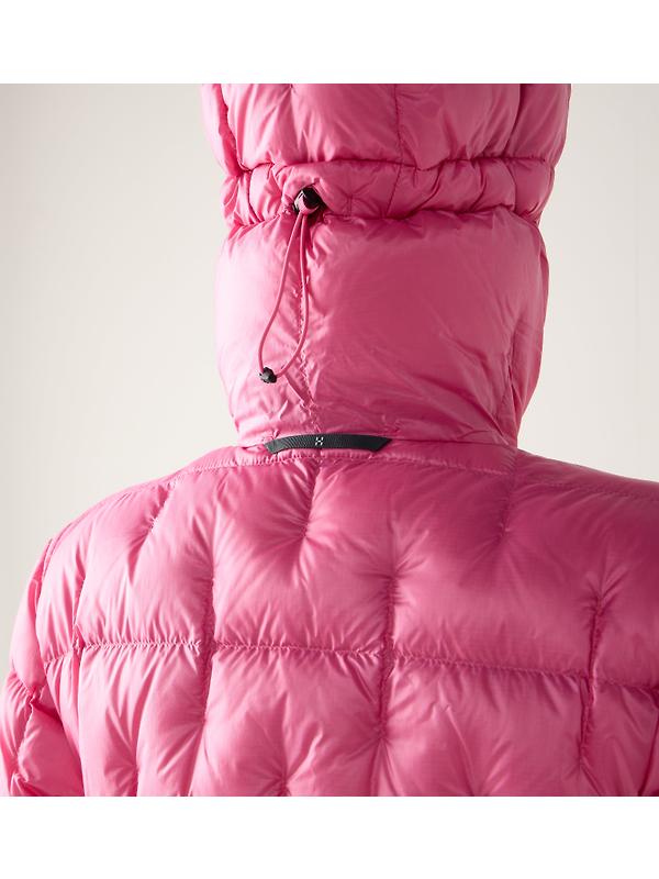 Haglöfs Women's Hede Down Hood Jacket - Lantana Pink Image 11