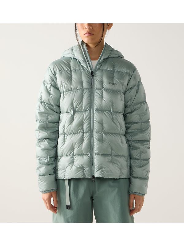 Haglöfs Women's Hede Down Hood Jacket - Dew Green Image 2