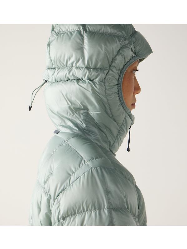 Haglöfs Women's Hede Down Hood Jacket - Dew Green Image 9