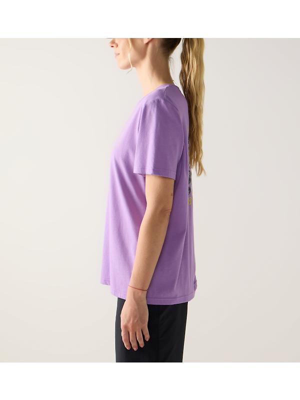 Haglöfs Women's Outsiders Graphic Tee - Purple Ice Image 4