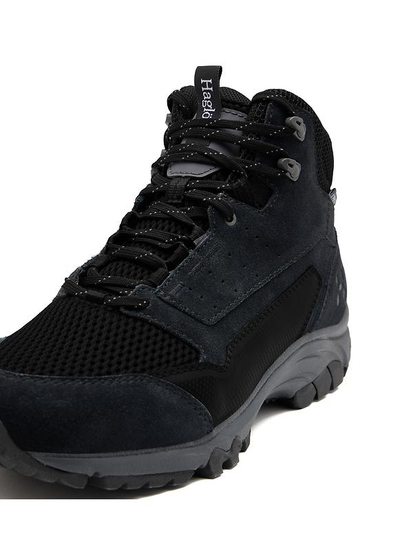 Haglöfs Men's Rosson Proof Mid Waterproof Shoes - True Black/Magnetite Image 4