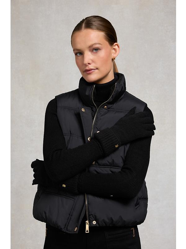 Holland Cooper Women's Classic Logo Gloves - Black Image 2