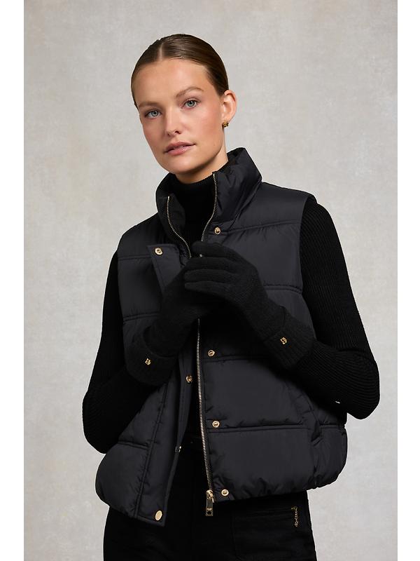 Holland Cooper Women's Classic Logo Gloves - Black Image 3