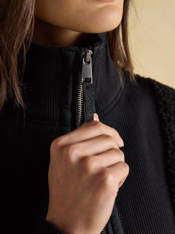 Joules Women's Thurleston Quarter Zip Fleece - Black Image 5