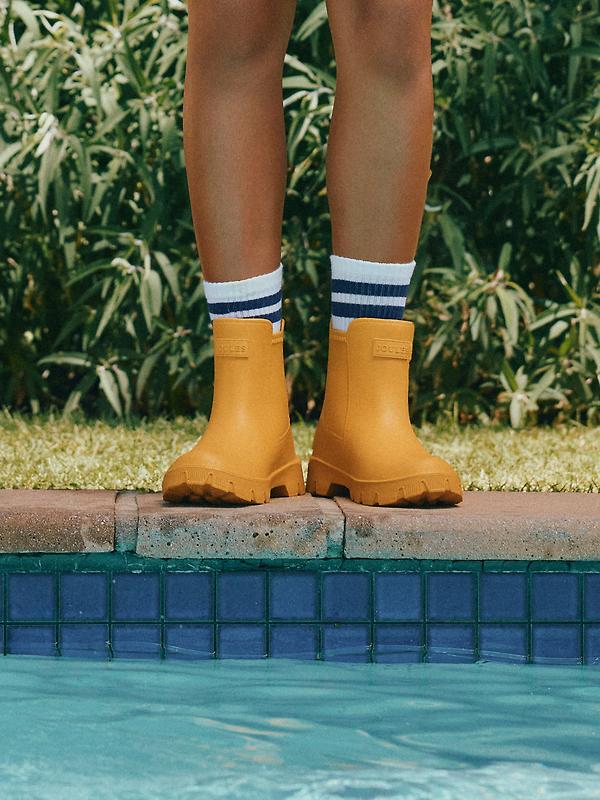 Joules Women's Raindance Lightweight EVA Ankle Wellies - Yellow Image 6