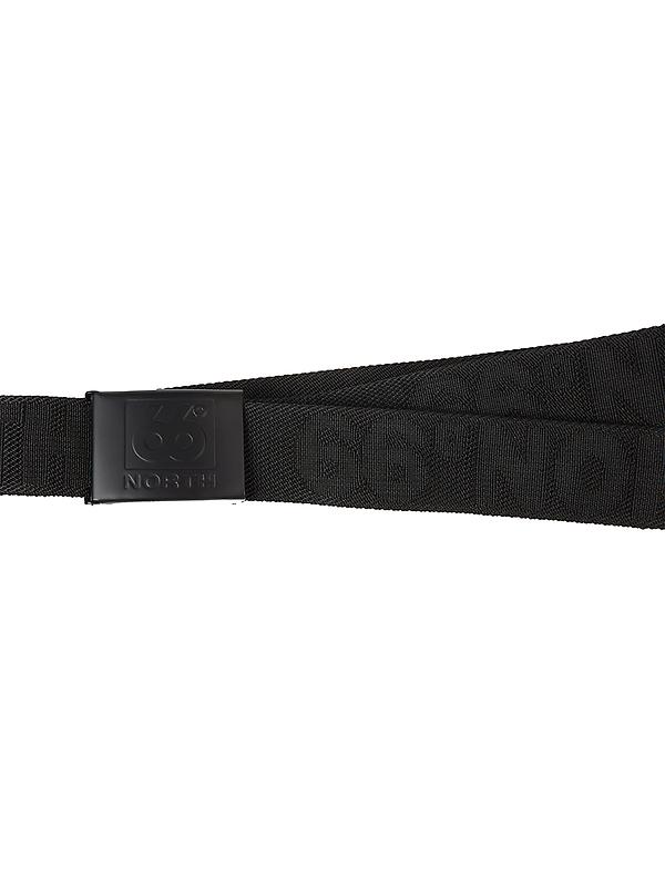 66°North Esja Canvas Webbing Belt - Black Image 2