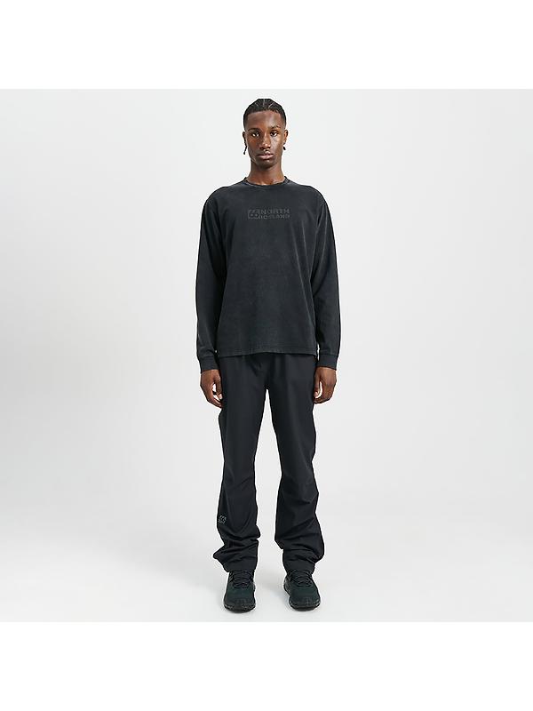 66°North Men's Borgir Longsleeve T-Shirt - Black Image 2