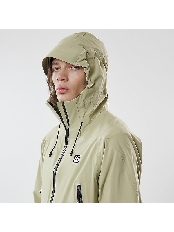 66°North Men's Snæfell Shell Jacket - Oat Grains Image 6