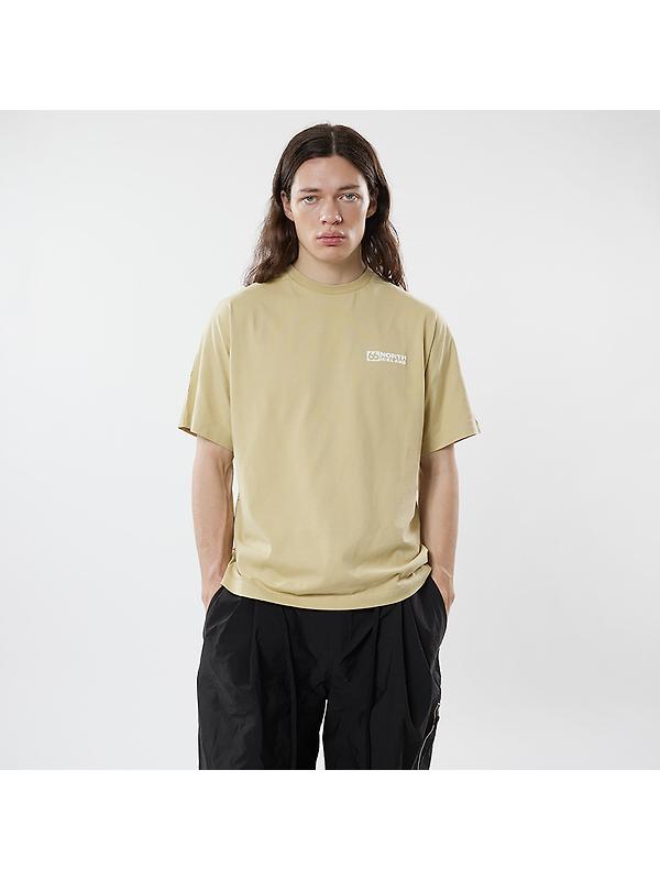 66°North Men's Suðureyri T-Shirt - Oat Grains Product Image