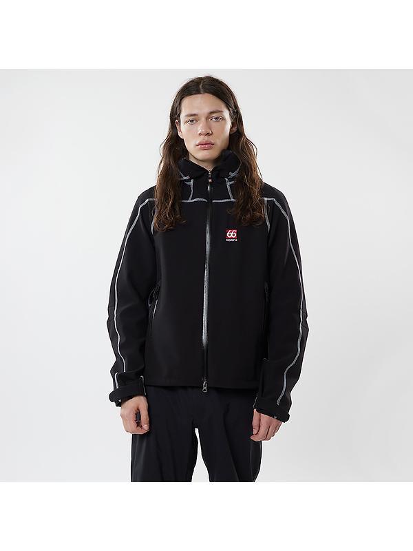 66°North Men's Vatnajökull Softshell Jacket - Black Image 2