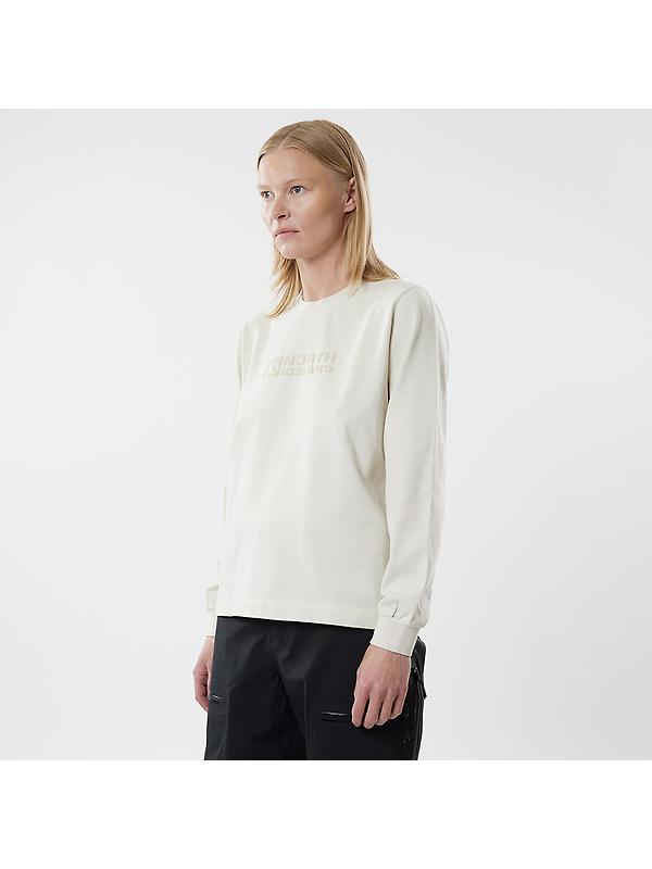 66°North Women's Borgir Longsleeve T-Shirt - Eggshell Image 2