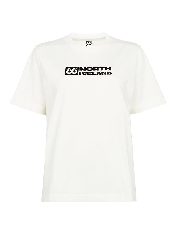 66°North Women's Borgir T-Shirt - Off White Image 1