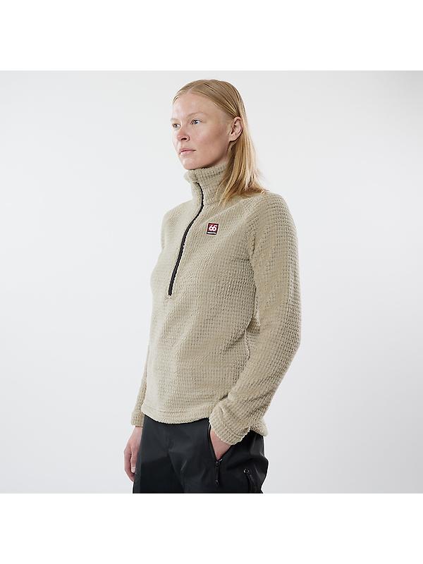 66°North Women's Hrannar Zipneck Fleece - Volcanic Desert Image 4