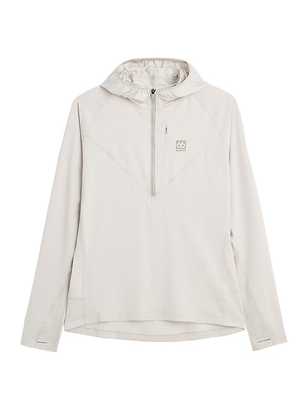 66°North Women's Ljósufjöll Hoodie - Stone Product Image