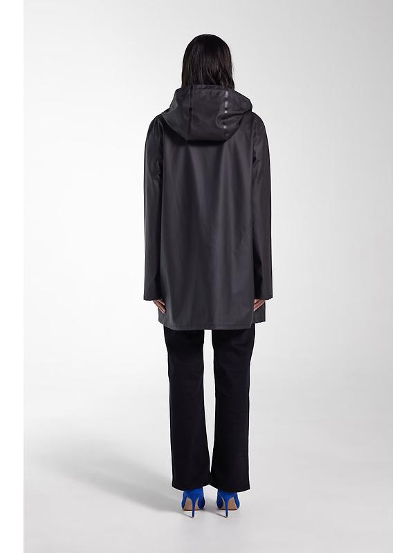 Stutterheim Stockholm Lightweight Raincoat - Black Image 4