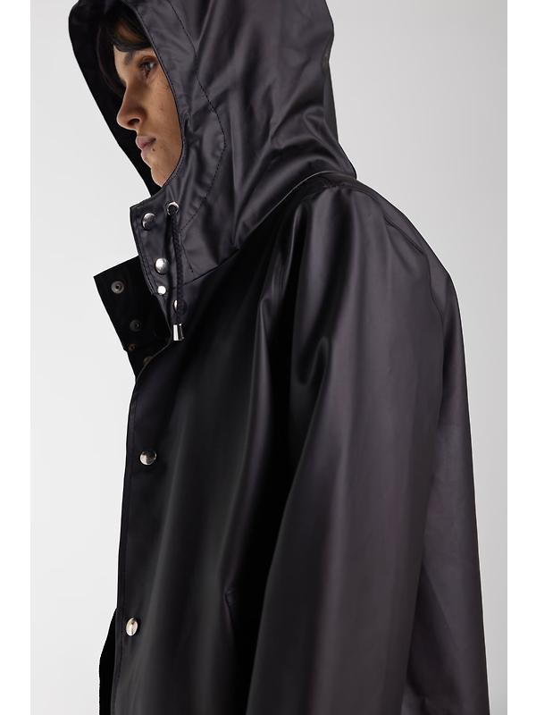 Stutterheim Stockholm Lightweight Raincoat - Black Image 5
