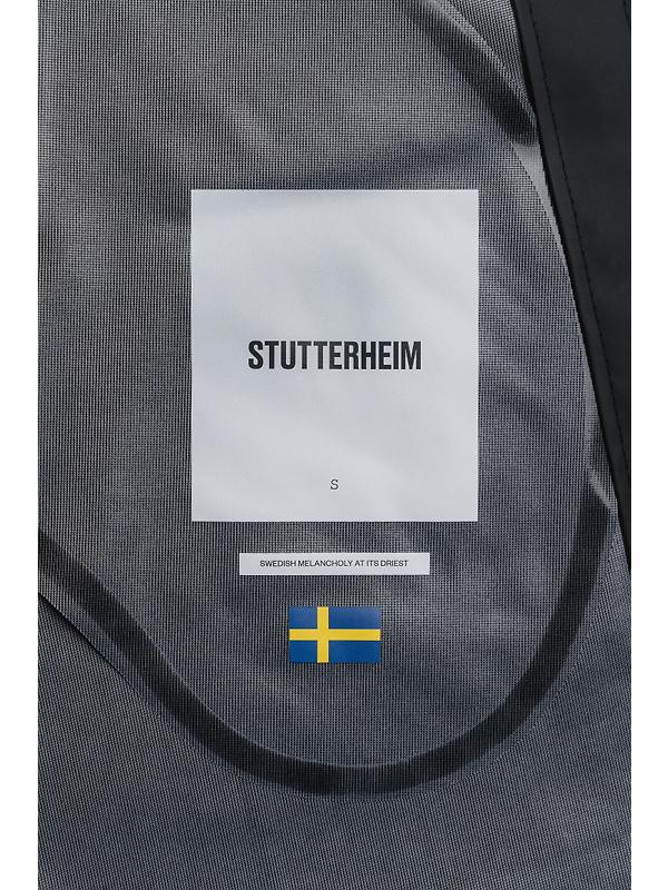Stutterheim Stockholm Lightweight Raincoat - Black Image 9
