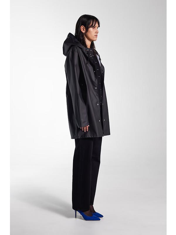 Stutterheim Stockholm Lightweight Raincoat - Black Image 3