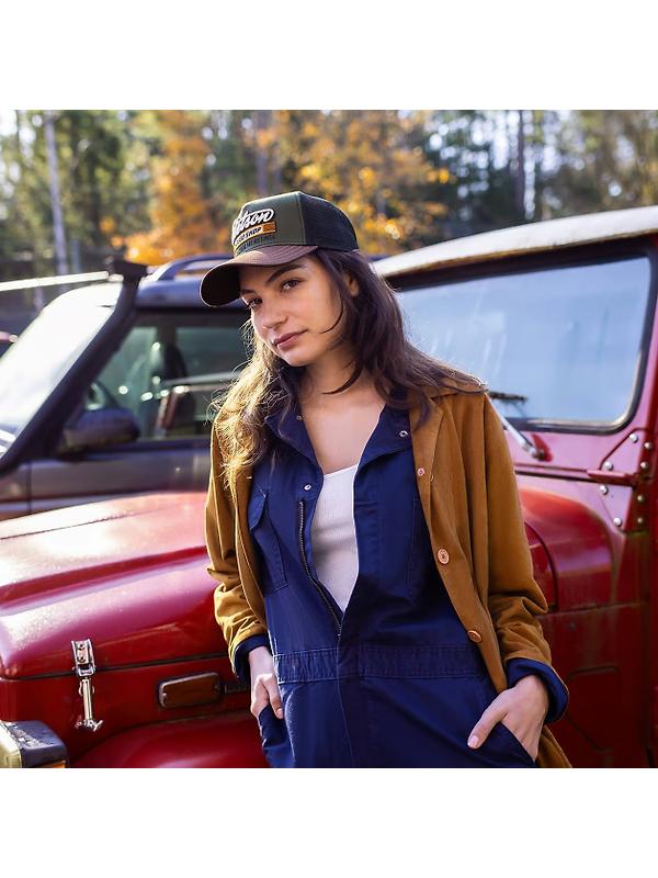 Stetson Speed Shop Trucker Cap - Chestnut/Olive Image 7