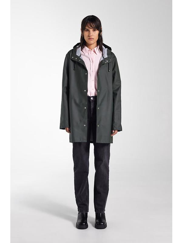 Stutterheim Stockholm Lightweight Raincoat - Green Image 11