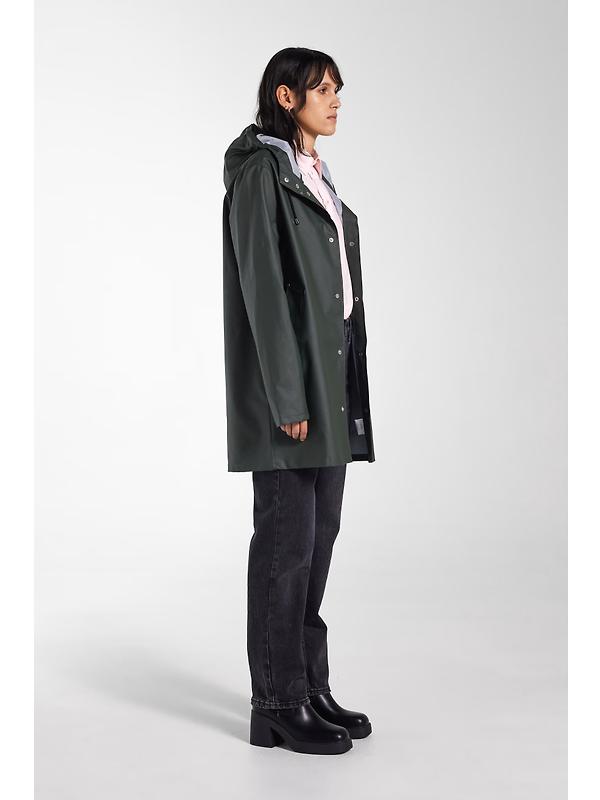 Stutterheim Stockholm Lightweight Raincoat - Green Image 13
