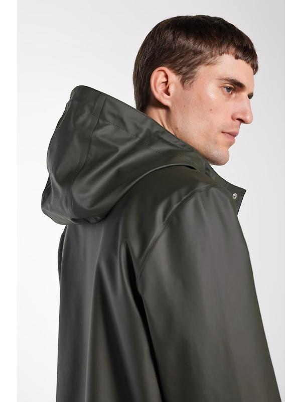 Stutterheim Stockholm Lightweight Raincoat - Green Image 8