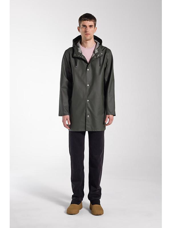 Stutterheim Stockholm Lightweight Raincoat - Green Image 9