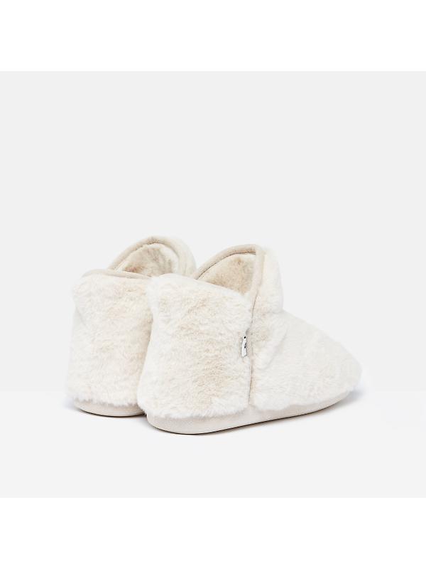 Joules Women's Cabin Luxe Slipper Boots - Cream Image 3