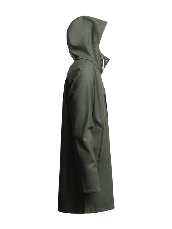 Stutterheim Stockholm Lightweight Raincoat - Green Image 3