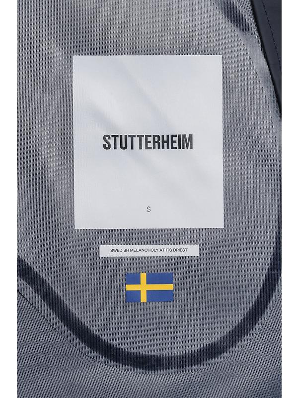 Stutterheim Stockholm Lightweight Raincoat - Navy Image 6