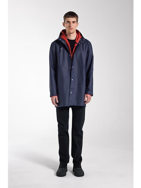Stutterheim Stockholm Lightweight Raincoat - Navy Image 7