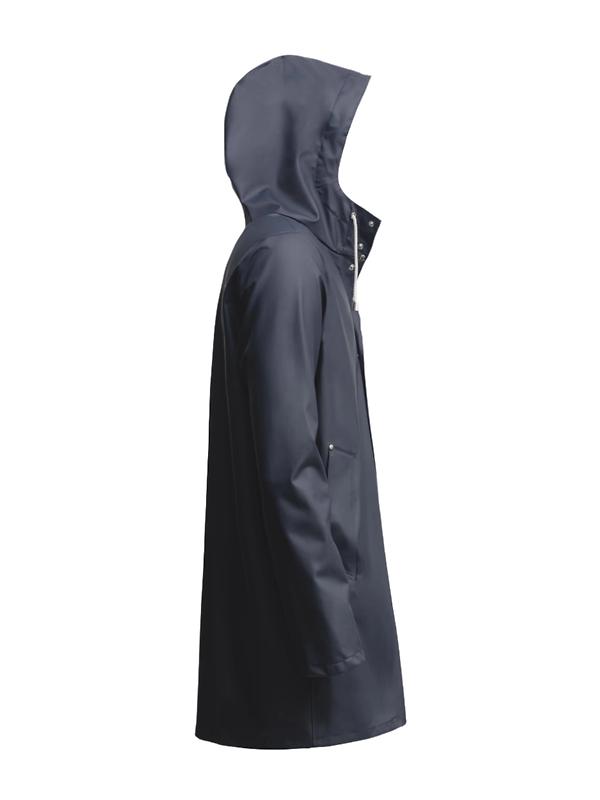 Stutterheim Stockholm Lightweight Raincoat - Navy Image 2