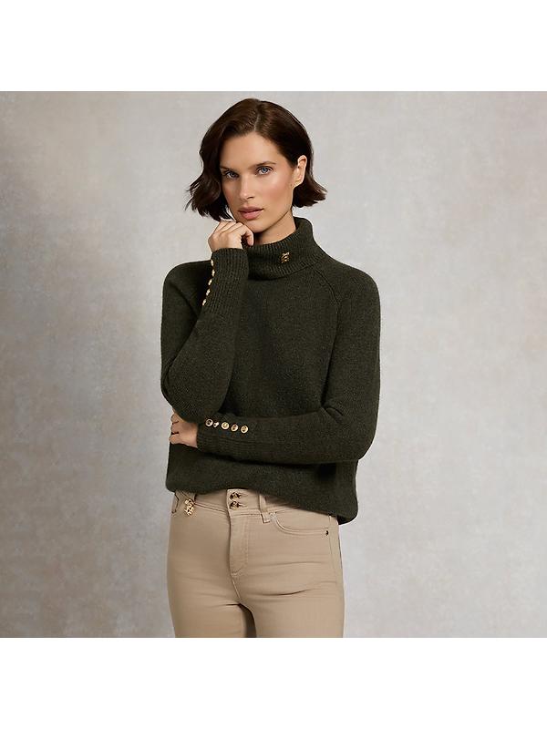 Holland Cooper Women's Tori Knit - Forest Green Image 3