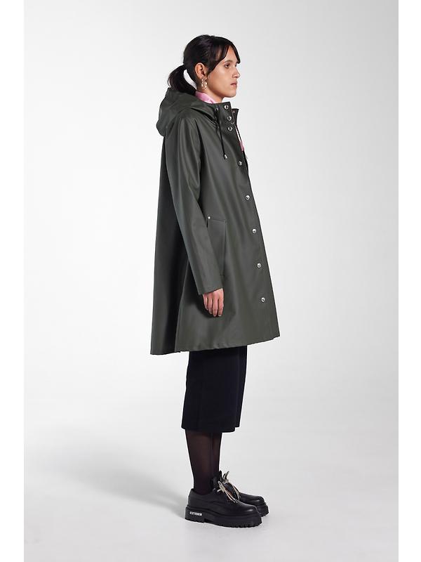 Stutterheim Women's Mosebacke Lightweight Raincoat - Green Image 9