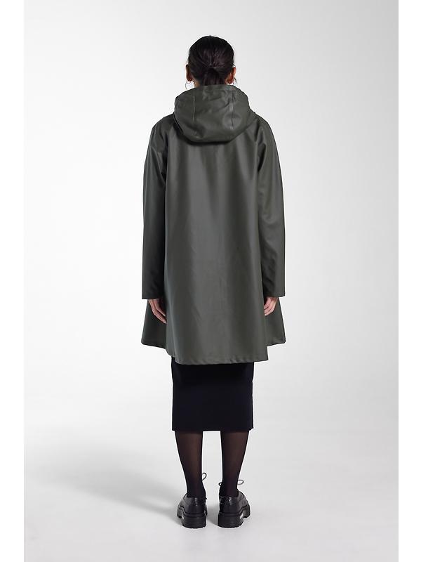 Stutterheim Women's Mosebacke Lightweight Raincoat - Green Image 10