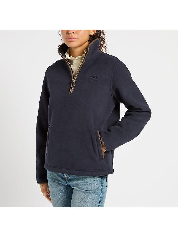 Joules Women's Heritage Quarter Zip Fleece - Navy Image 2