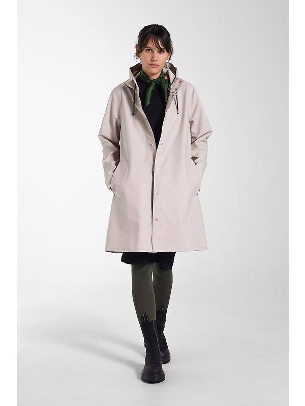 Stutterheim Women's Mosebacke Lightweight Raincoat - Light Sand Image 4
