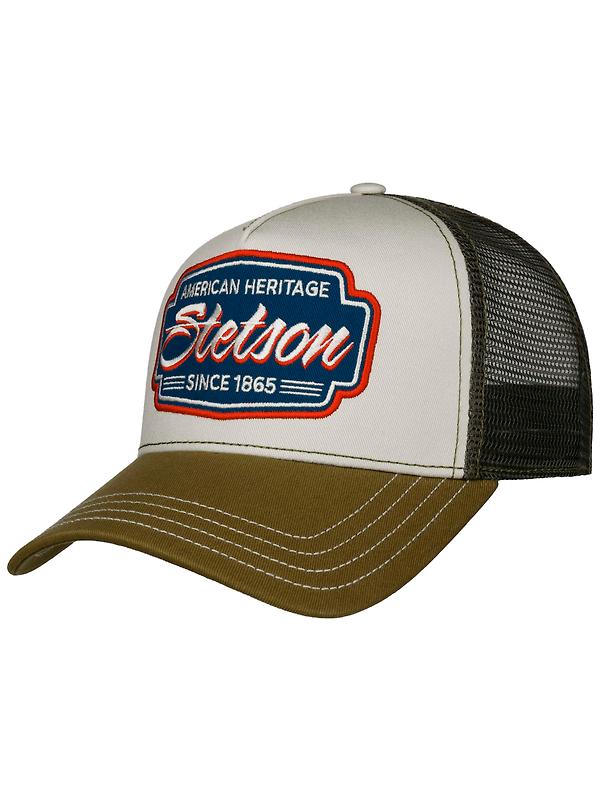 Stetson Classic Race Trucker Cap - Olive Image 1