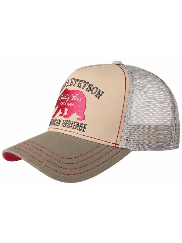 Stetson JBS-Bear Trucker Cap - Beige Image 1