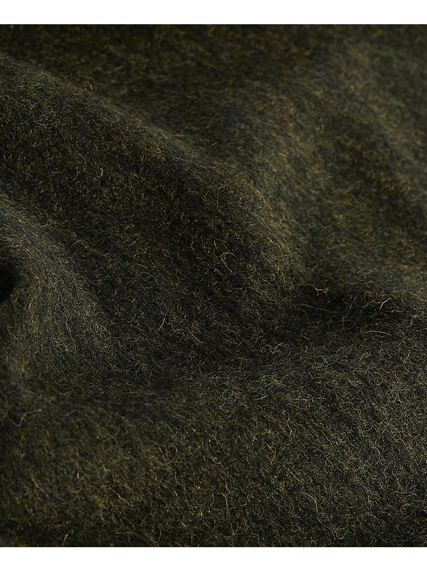 Barbour Plain Lambswool Scarf - Seaweed Image 4