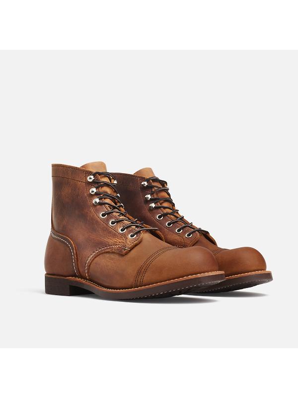 Red Wing Iron Ranger 6" Boot Rough & Tough Leather - Copper - Style 8085 Image 2