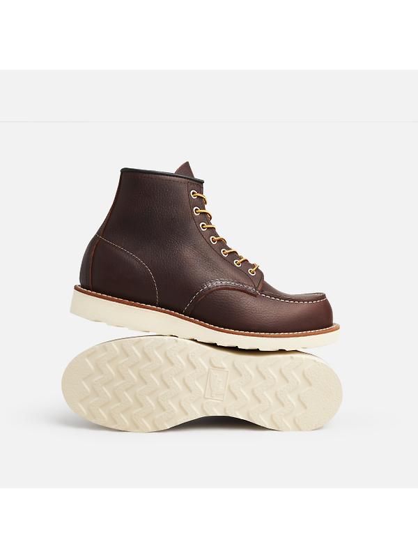 Red Wing Classic Moc Toe 6" Boot Oil-Slick Leather - Briar - Style 8138 Image 4