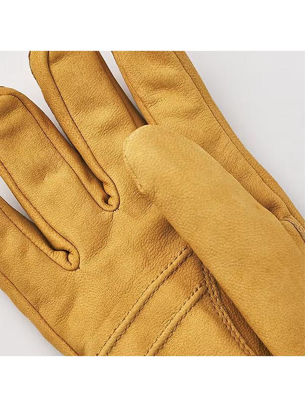 Hestra Bergvik Suede Leather Gloves - Tan Image 3