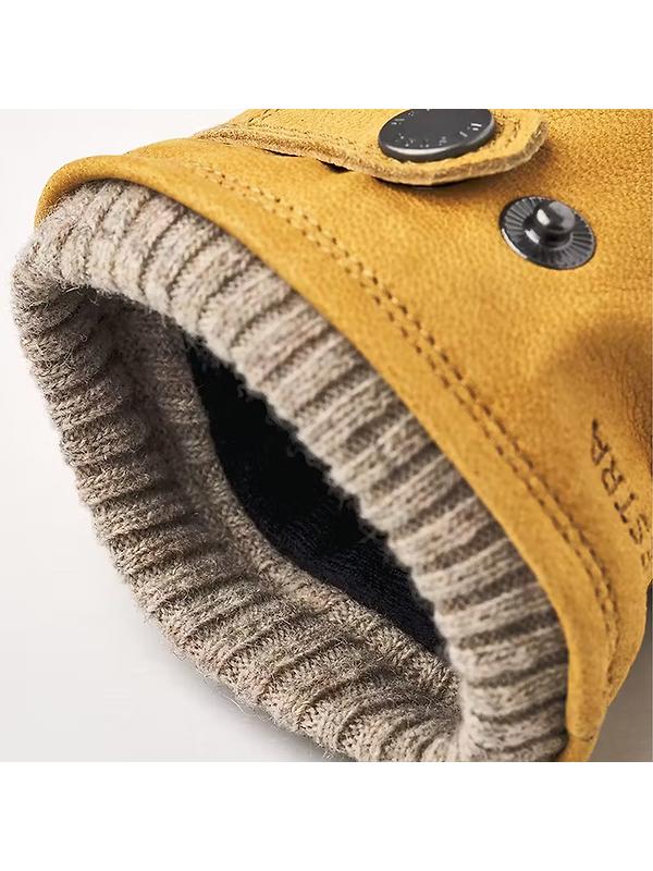 Hestra Bergvik Suede Leather Gloves - Tan Image 2