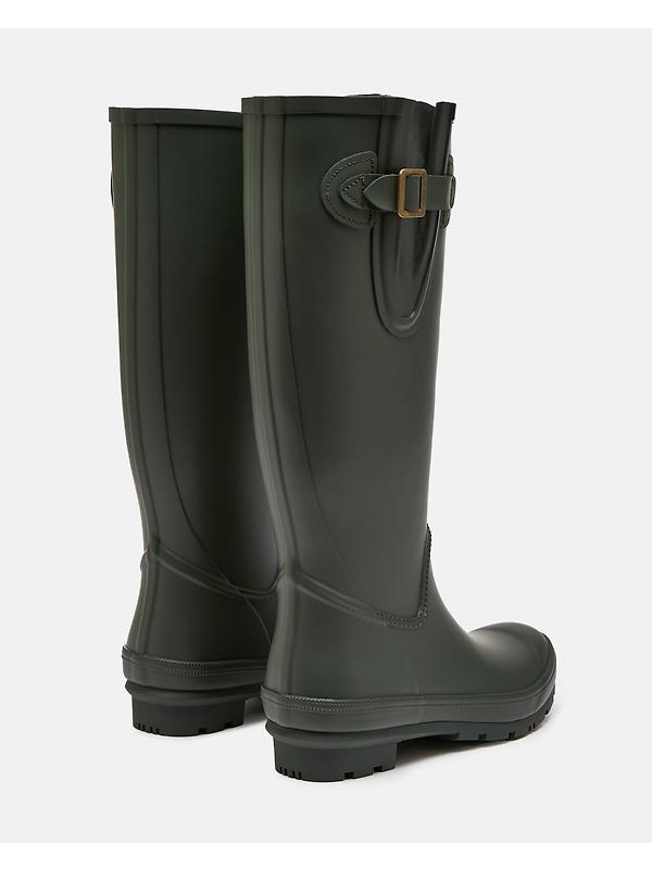 Joules Women's Houghton Adjustable Wellies - Green Image 3